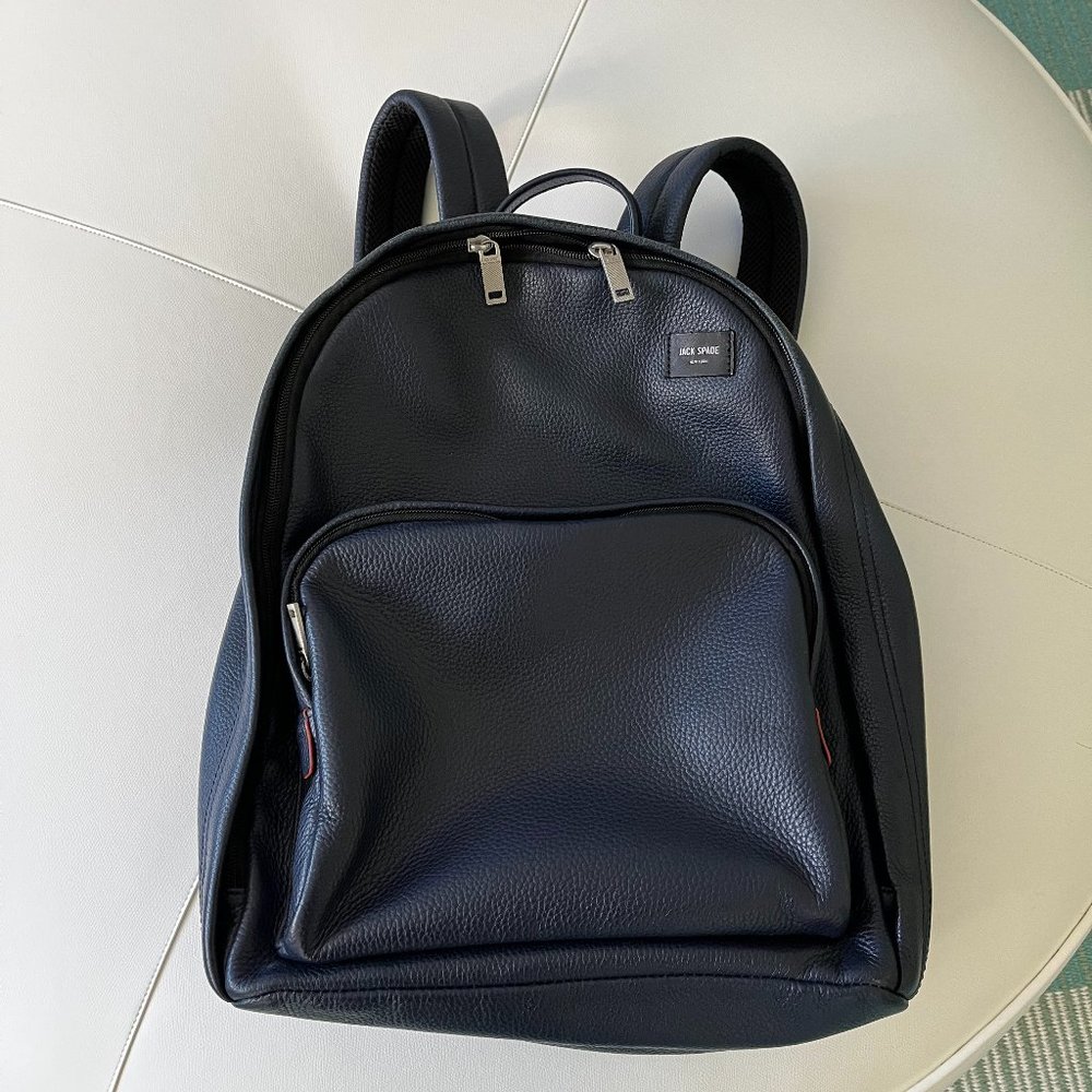 Jack Spade Leather Backpack